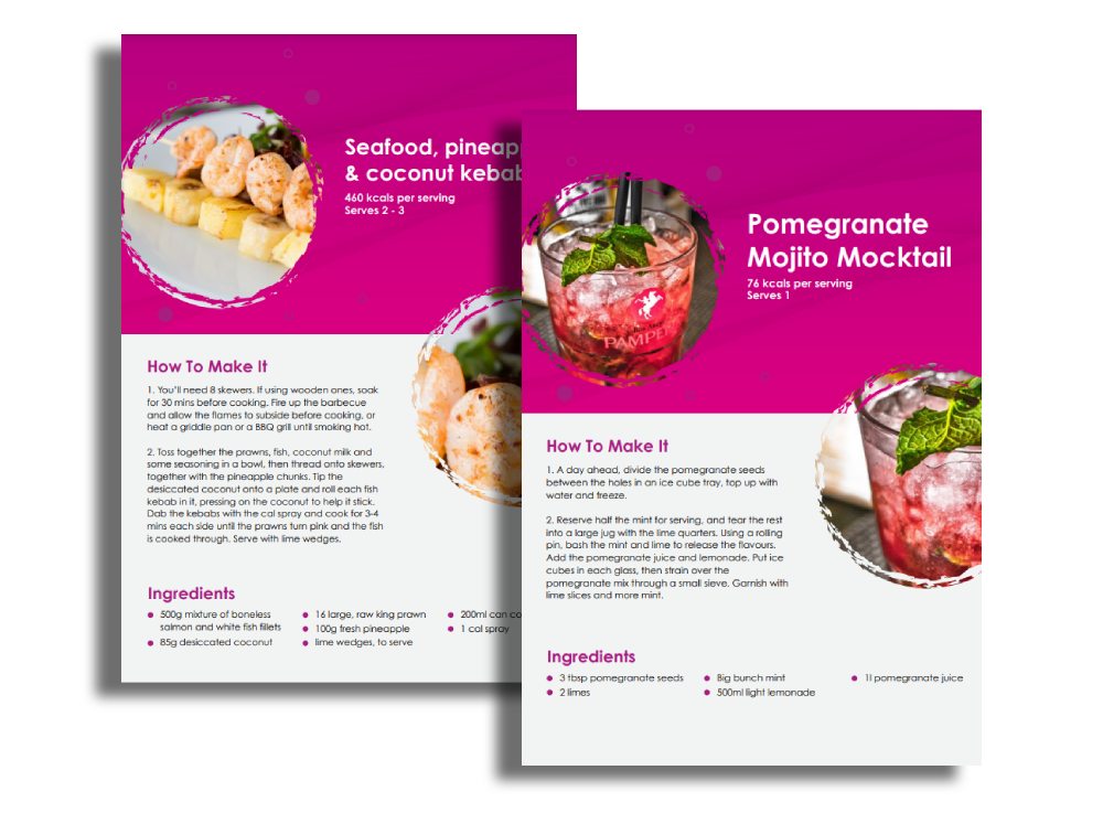 preview of the free bbq and summer parties ebook by bodyslims